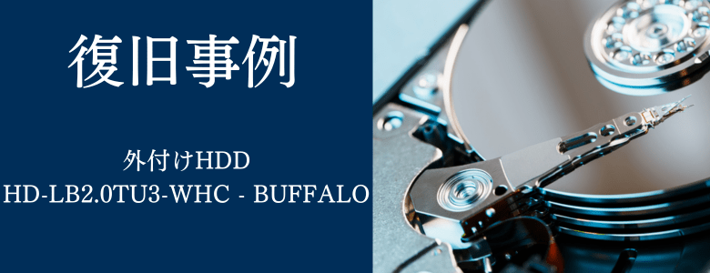 HD-LB2.0TU3-WHC - BUFFALOの復旧事例