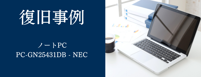 PC-GN25431DB - NECの復旧事例