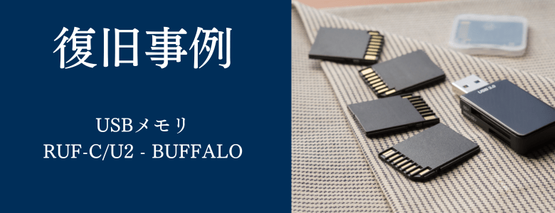 RUF-CU2 - BUFFALOの復旧事例