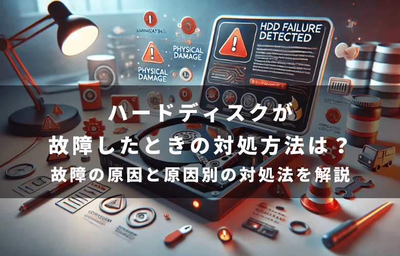 ハードディスク（HDD）が故障したときの対処方法