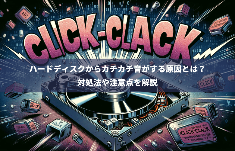 ハードディスク(HDD)からカチカチ音がする原因