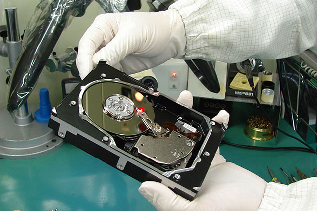 復旧できるか初期診断にて検査するイメージ