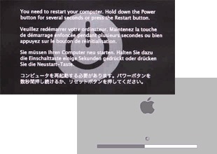 Macのエラー画面