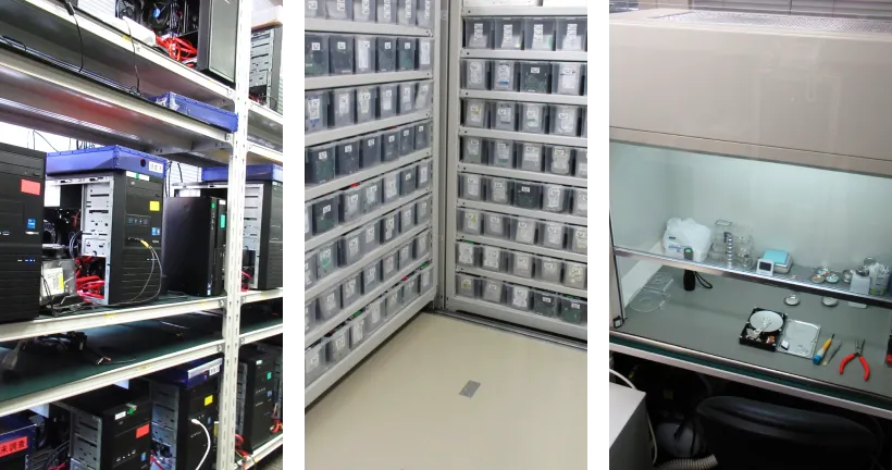 データ復旧設備イメージ